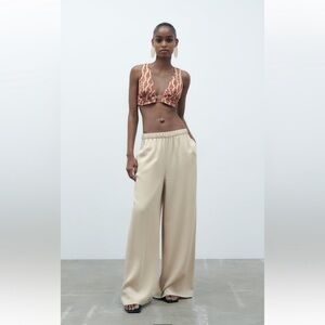 ZARA FLUID PAJAMA PANTS